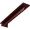 Ekena Millwork Heaton Hidden Support Steel Bracket w/ 14" Support Depth, Hammered Bright Red 3"W x 18"D x 2"H BKTM03X18X02HEHRE - alternate 1